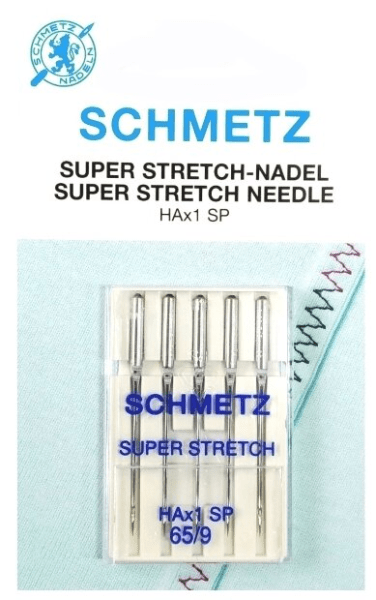 Иглы Schmetz супер-стрейч HAx1 SP 65/9, 5 шт в Азнакаево