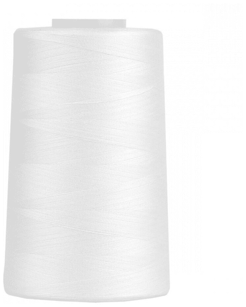 Нитки Sewing Thread 40/2 5000 ярд. цвет - белый 100% п/э в Азнакаево
